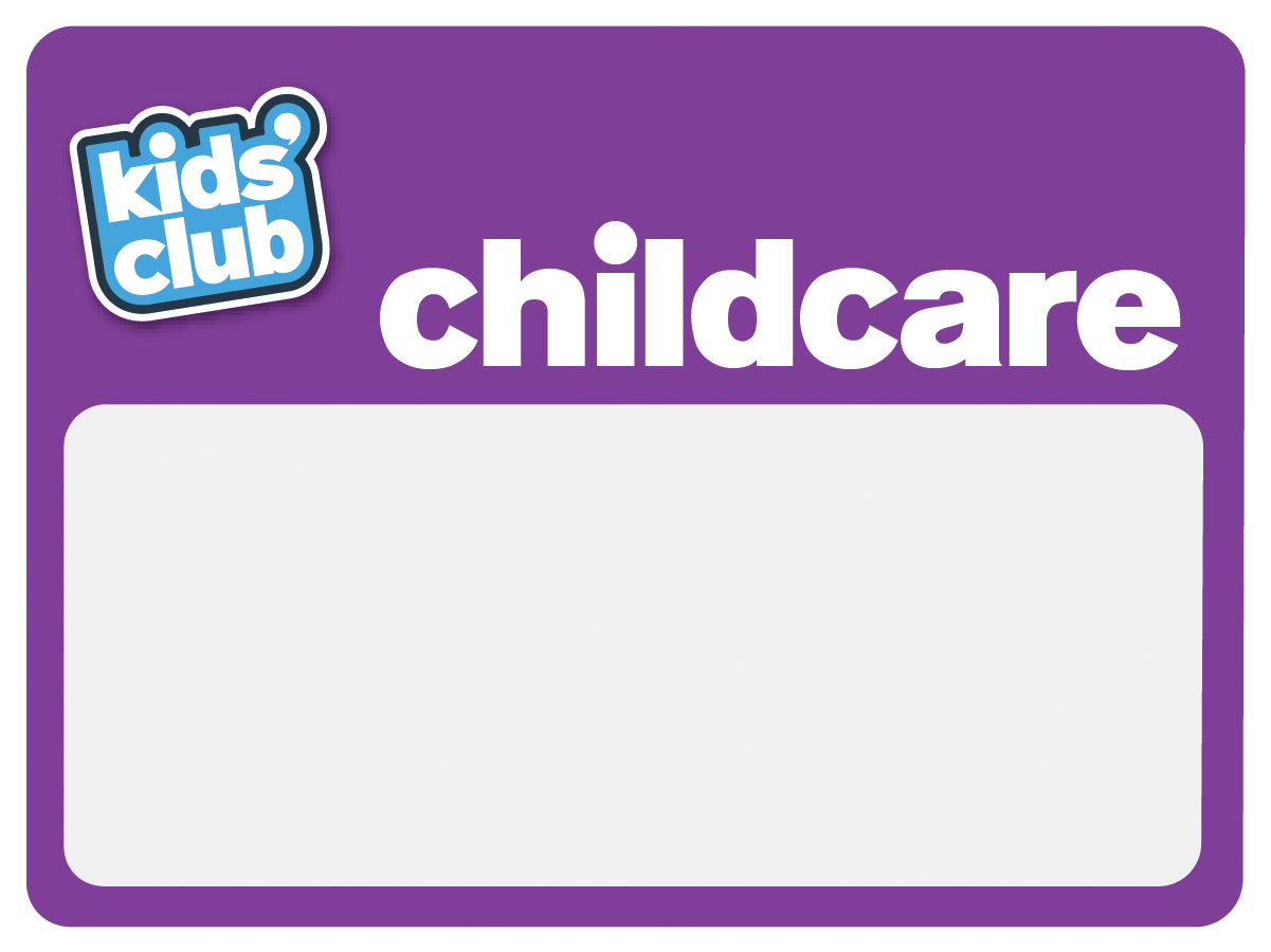 Name Tag Paper | Childcare Worker