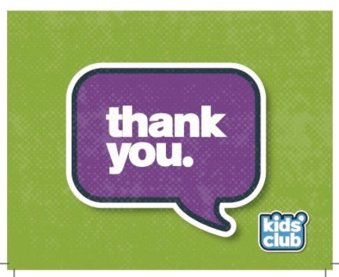 KC Thank You Cards | Green & Purple
