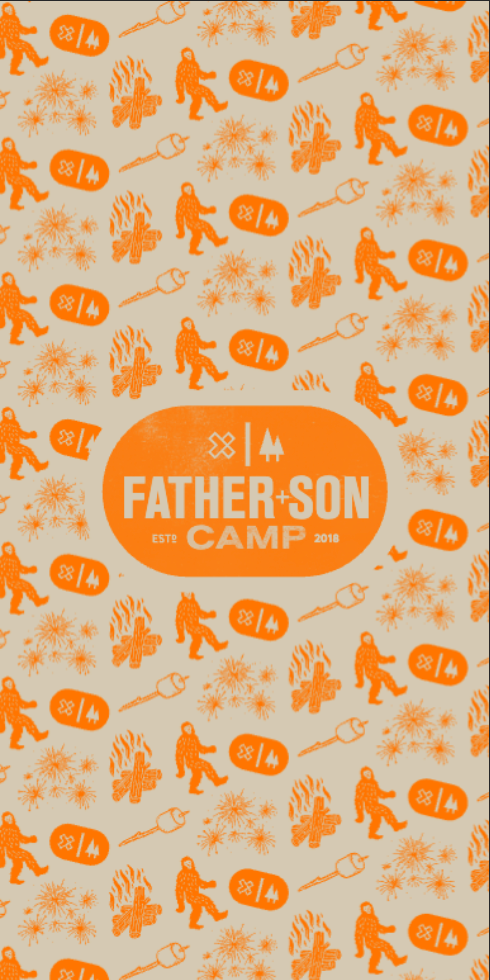 Father + Son Camp | Buff - Tan & Orange