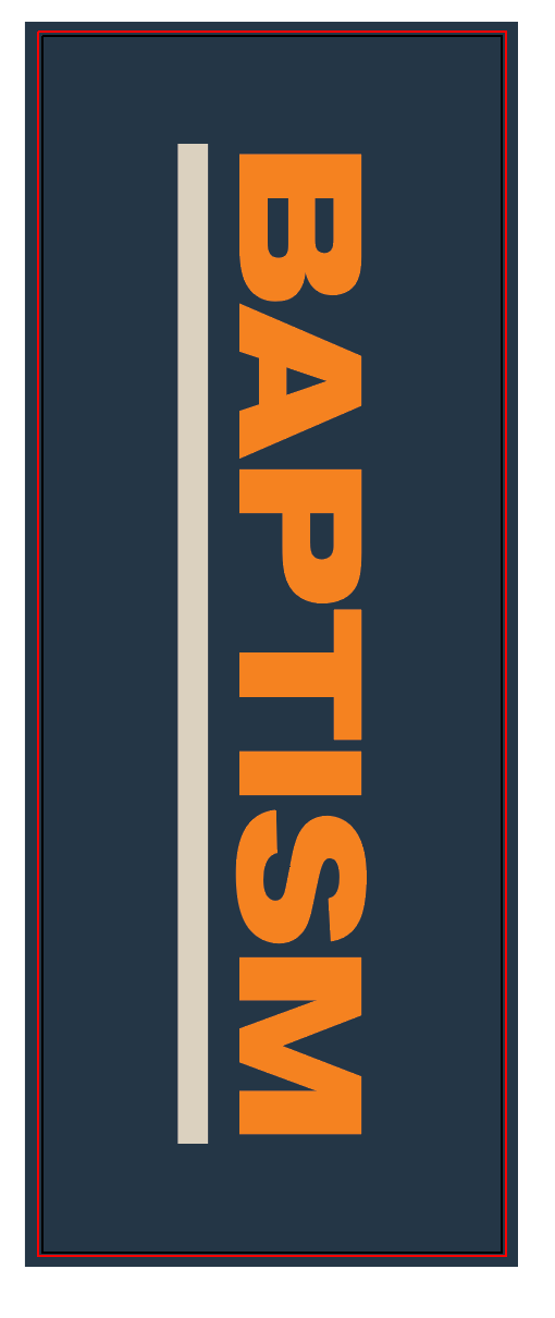 Baptism Retractable Banner