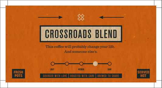 Beverage Labels | Crossroads Blend Coffee
