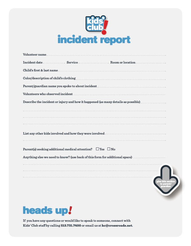 Incident Reports