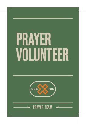 Prayer Team Volunteer Badge