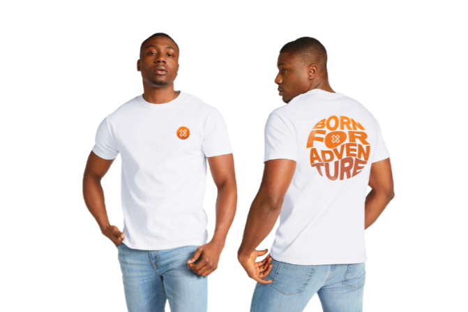 2024 Swag Collection | Orange Waves T-Shirt