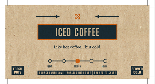 Beverage Labels | Iced Coffee