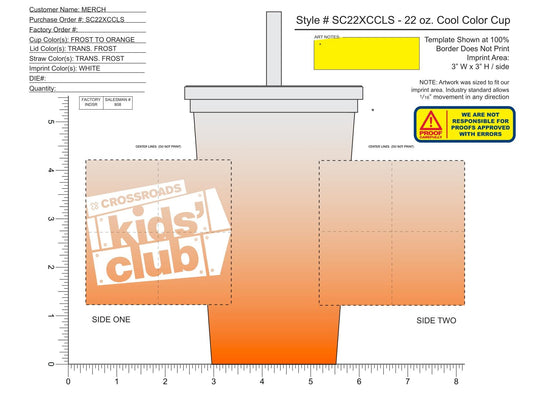 Kids' Club Coloring Changing Cup