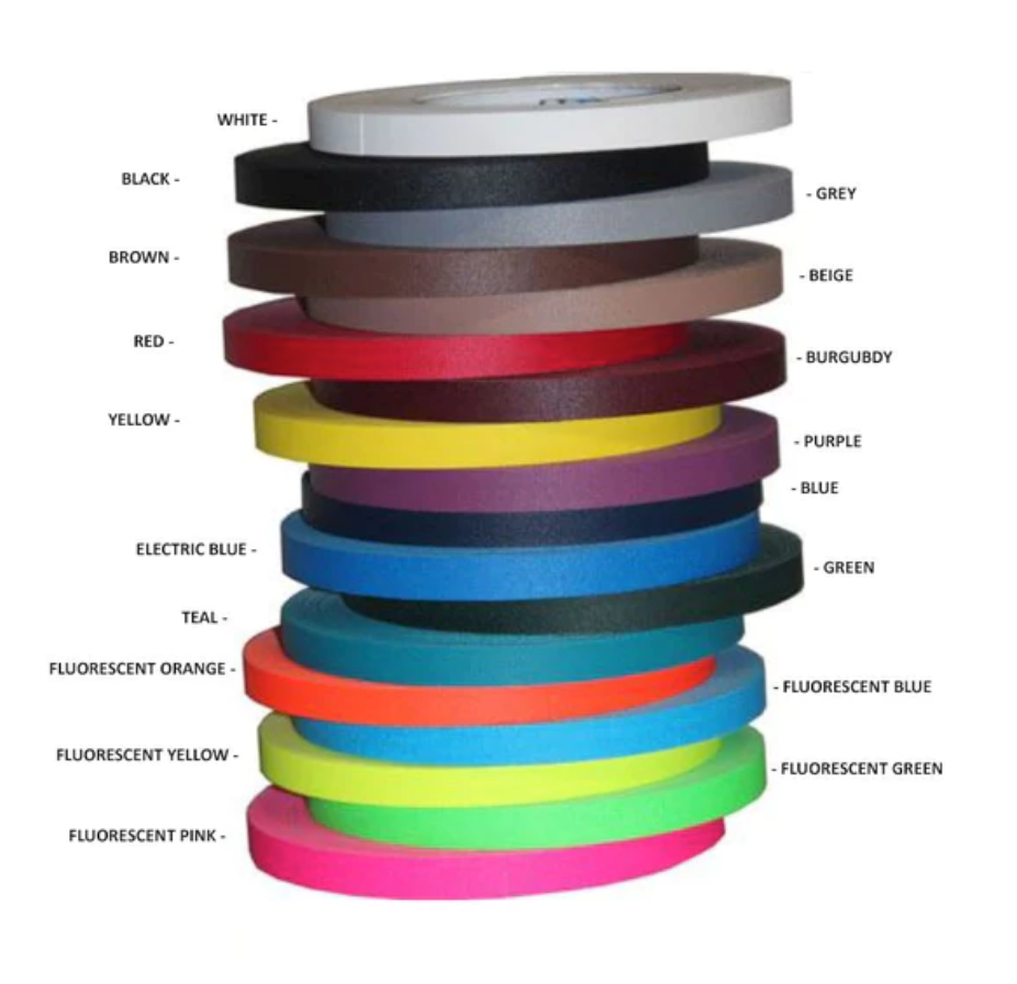 Tape - 1/2" Spike - assorted colors