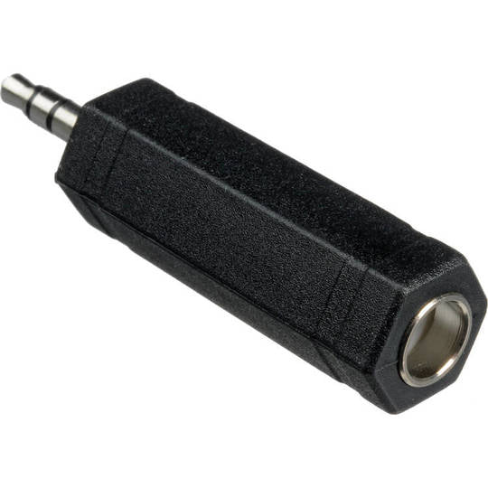 Adapter - 1/4" TRS Female to 3.5mm TRS Male